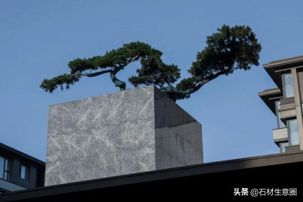 灰色石材營造的住宅美感