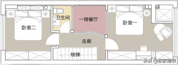 「極家精裝」單層52㎡的loft大變身，現代簡約-藝術與時尚並存
