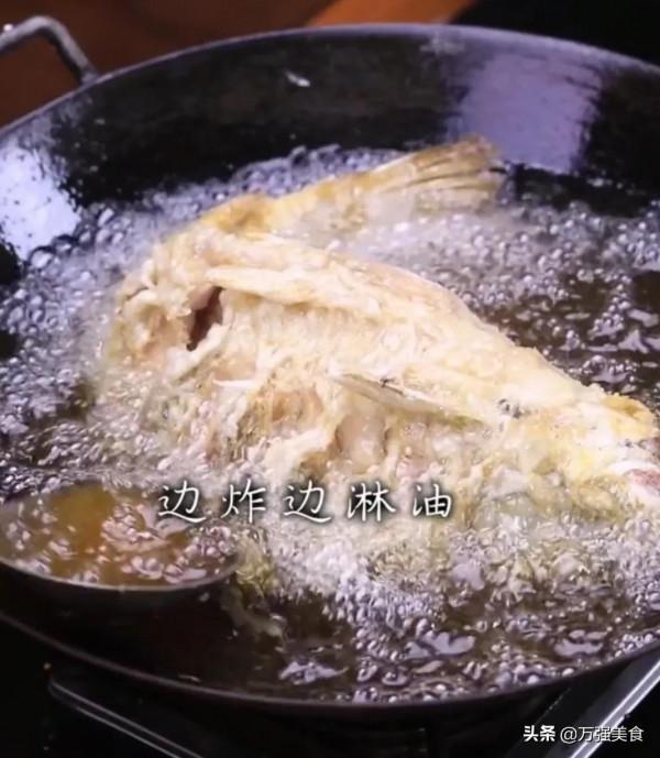 外酥裡嫩，酸甜適口的糖醋鯉魚家庭版教程來了