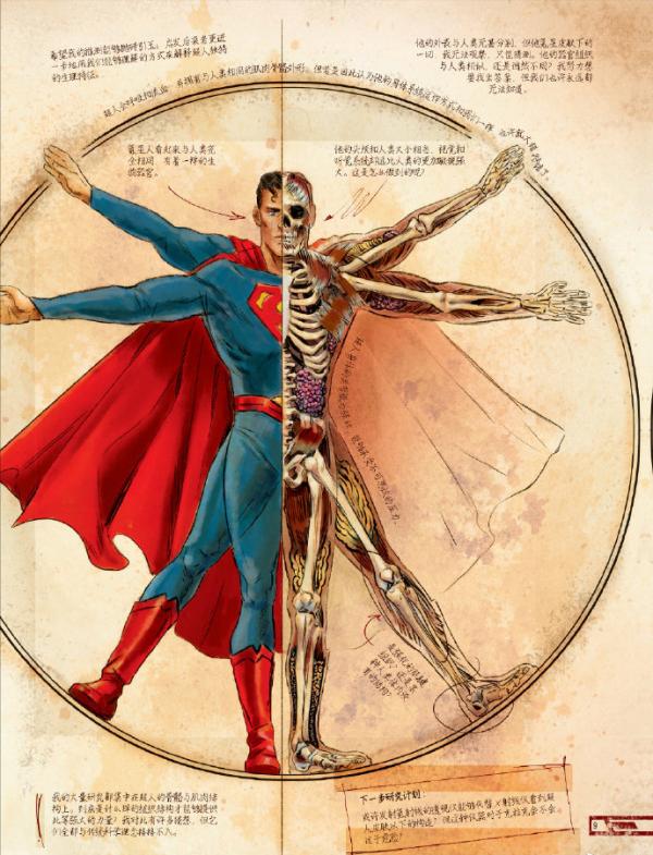 蝙蝠俠的絕密筆記：對超人類的身體研究，與潛在威脅的反制計劃