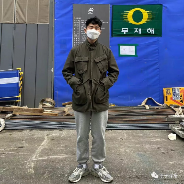 男生秋冬不能穿軍綠色穿搭？那一起試試這幾套