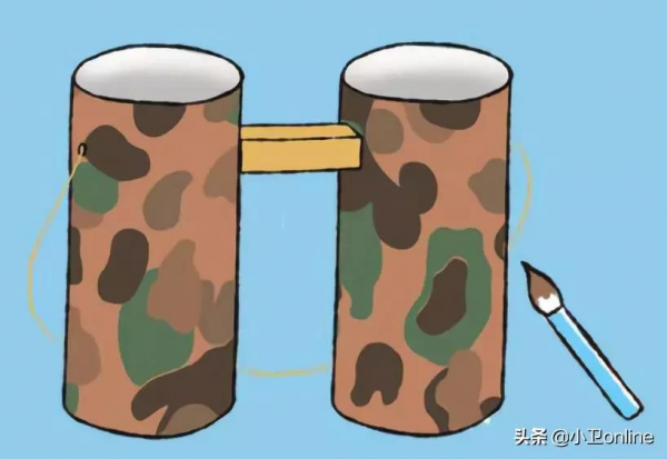 兩張紙&OpenCurlyDoubleQuote;捲一捲&rdquo;就能做望遠鏡，給孩子一個能玩到根本停不下來&hellip;