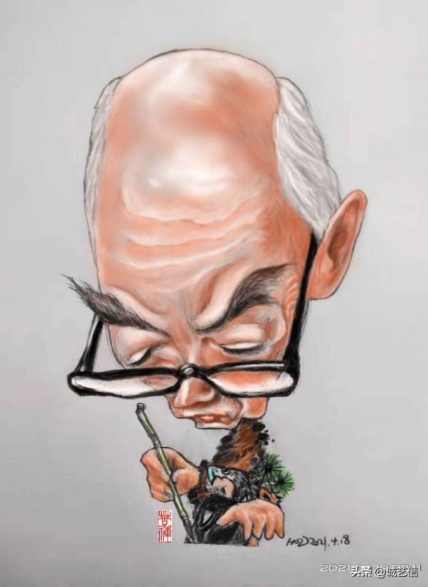 中國藝術名家肖像漫畫展