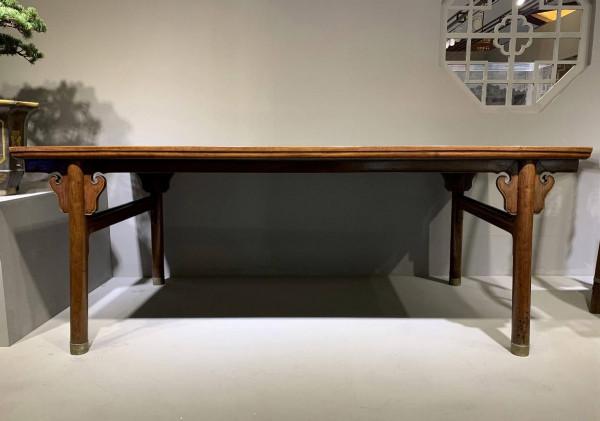 又見超大寬長比,清黃花梨小畫案板心兩拼 又見超大寬長比,清黃花梨小畫案板心兩拼