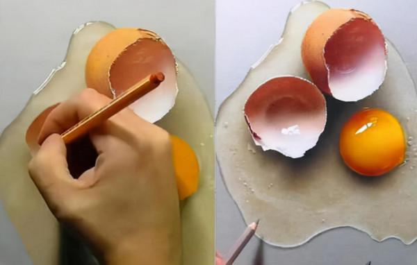 當美術生“畫到一半不想畫”了，接下來的畫風，開始逐漸“敷衍”