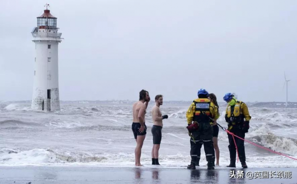 O2頂兒被掀&sol;核電站煙囪塌了！30年英國最強暴風雨Eunice來了
