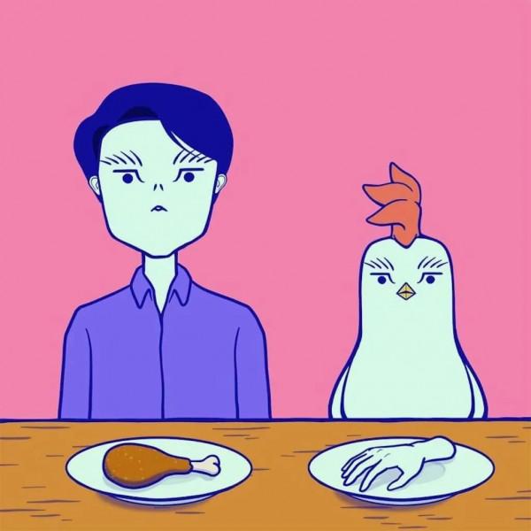 15幅鮮明的黑色幽默漫畫,看似荒謬,卻富含深意 15幅鮮明的黑色幽默漫畫,看似荒謬,卻富含深意