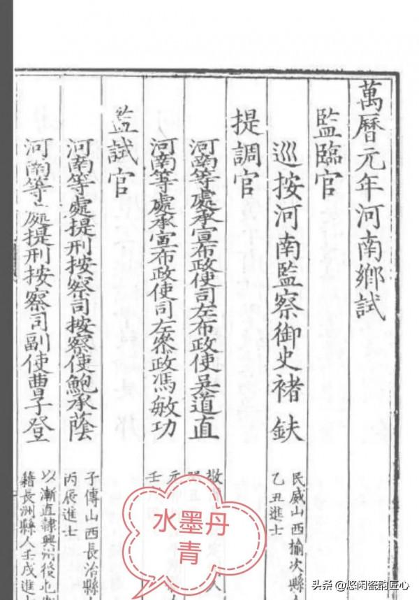 存世明代26科河南鄉試錄