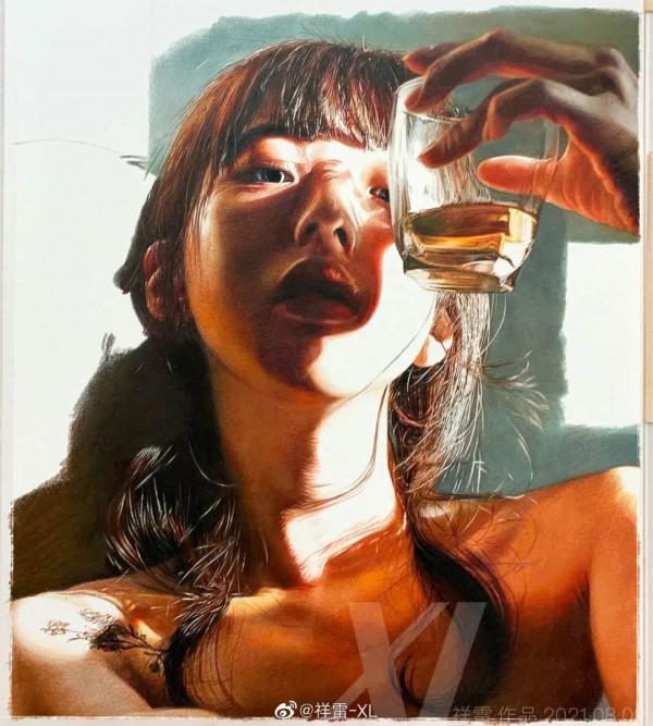 清華美院男神，被稱彩鉛界“冷軍”！他筆下的美少女令人牽魂夢繞