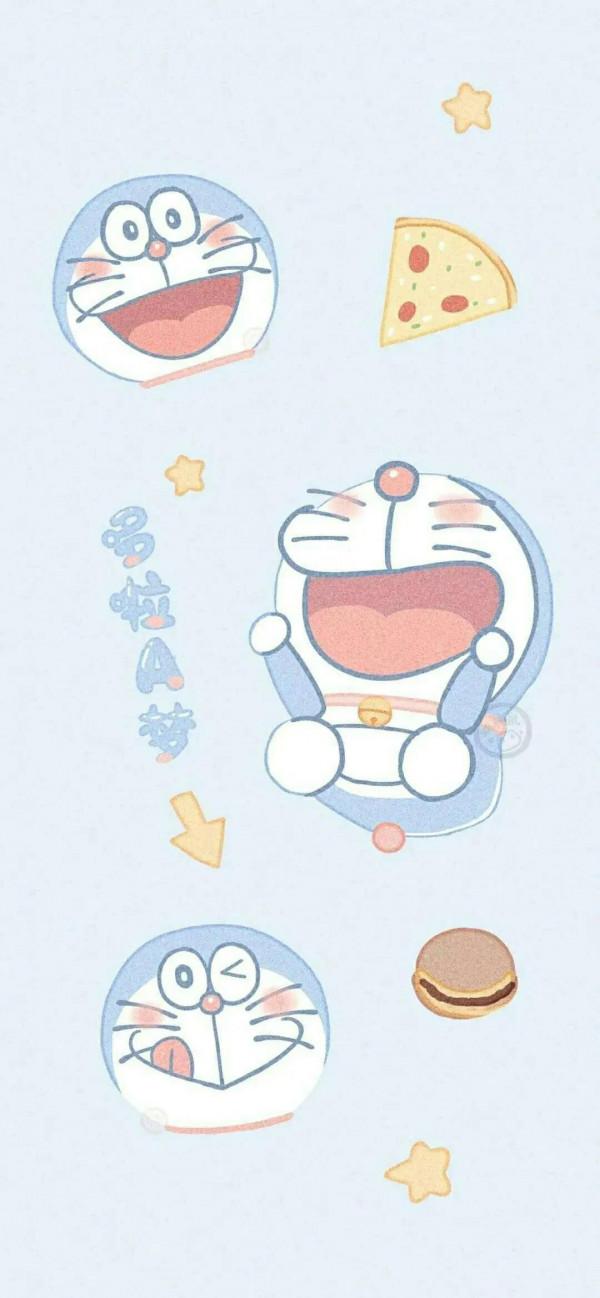 哆啦A夢桌布&sol;總有一個人為你在下雨天默默打傘