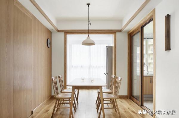 第二次裝修，她選擇了日式原木風，這種簡單又治癒的氛圍讓人心安