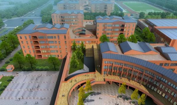 河南這所高中，斥資7.95億新建1所高中，佔地223畝，預設66個班級