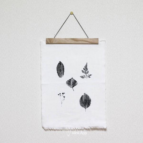 留住自然的色彩和圖案,有趣有料的植物拓印 留住自然的色彩和圖案,有趣有料的植物拓印