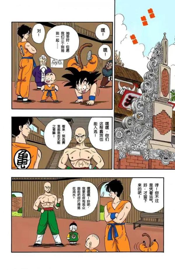 龍珠全綵漫畫116至120回強大的三眼少年天津飯