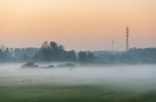 深秋,鄉村晨霧 深秋,鄉村晨霧