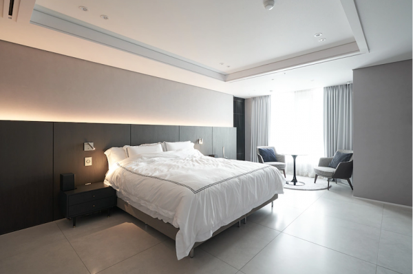 186㎡大平層,曲面玻璃圍出多功能廚房,清爽簡潔,走在潮流前端 186㎡大平層,曲面玻璃圍出多功能廚房,清爽簡潔,走在潮流前端