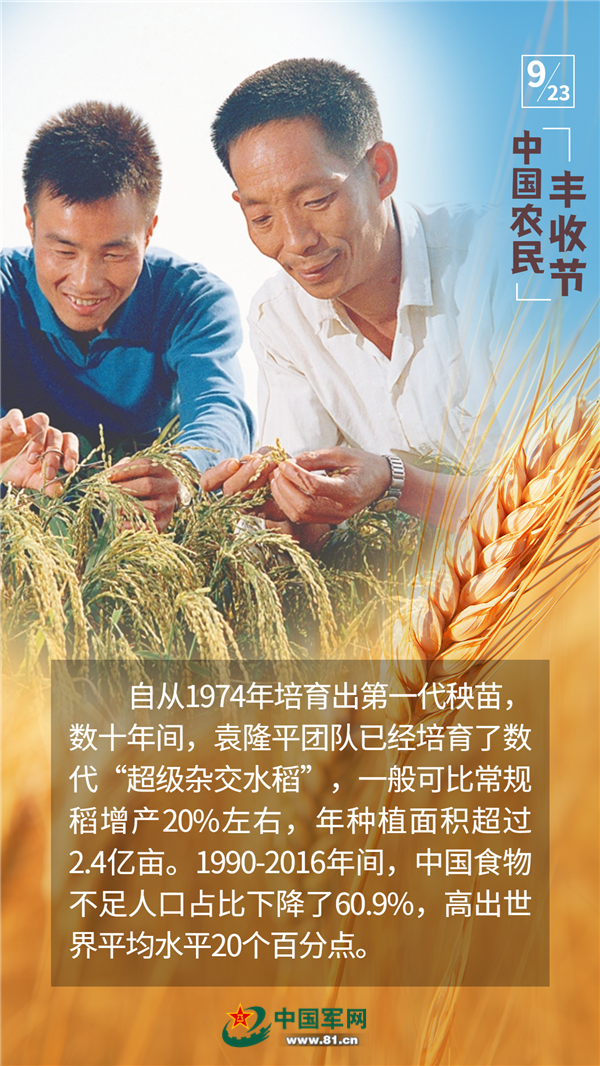 中國農民豐收節，人們為何紛紛憶起袁隆平？