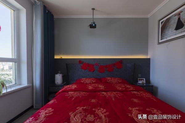 105m²現代簡約婚房，看完工效果，一眼就愛上