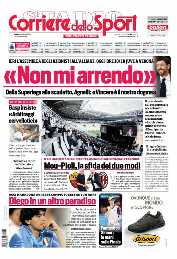 尤文戰績不佳賴C羅？阿萊格里：他早點離隊，我們引援將截然不同