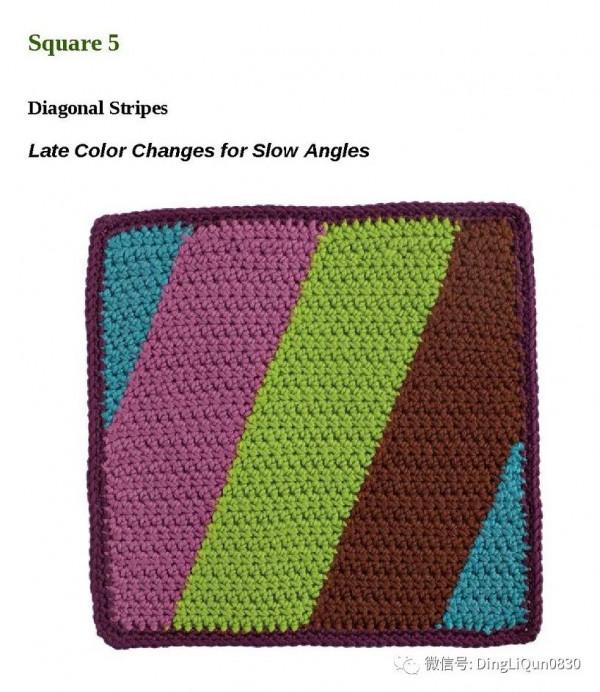 「鉤編圖解」28個經典的雙面彩色編織圖案，製作家居小物很好用
