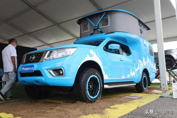 實拍日產越野房車！四驅2&period;5L&plus;7AT動力，配全套吃住功能，可下地庫