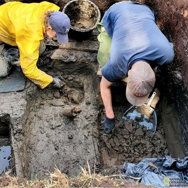 芬蘭出土4000年蛇形木雕