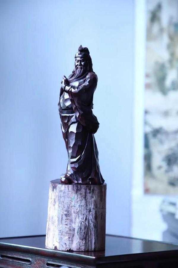 淺談關公雕刻動態