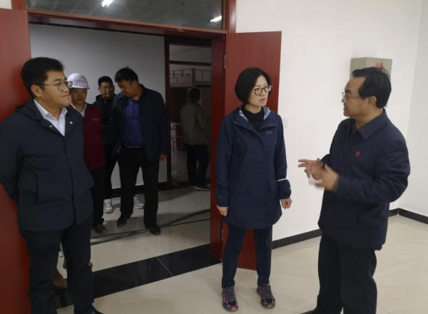 省政府督查室一行來校檢查學生公寓建設專案 省政府督查室一行來校檢查學生公寓建設專案