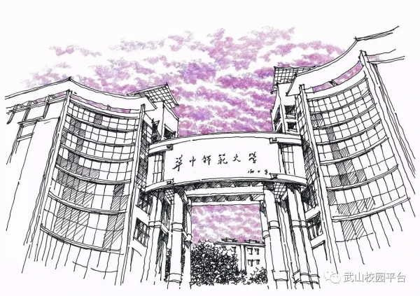 中國大學校門手繪，快來看有沒有你的大學