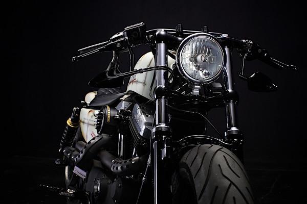 日本人將一輛哈雷&period;戴維森改裝成一輛&OpenCurlyDoubleQuote;破車&rdquo;，但卻酷斃了