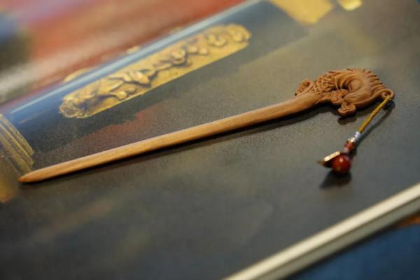 檀香髮簪｜鳳鳴鳯凰，古代雌性瑞獸之驍楚