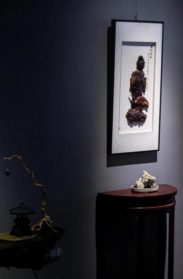 小葉紫檀 | 麻姑晉釀 掛屏