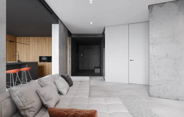 100㎡灰色空間設計