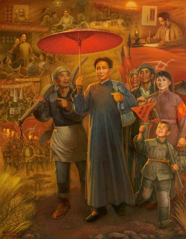 59年毛澤東回韶山，看到父母墳墓破爛不堪，他說：不要修，就這樣