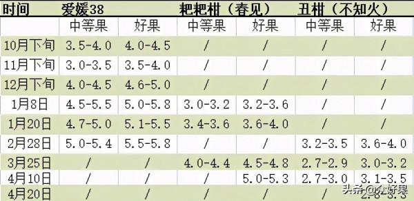 2021/2022年柑橘行情預估：反彈無望，或將繼續保持理性