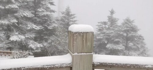 春夏咻冬?四川多地提前上演雪景大片 春夏咻冬?四川多地提前上演雪景大片