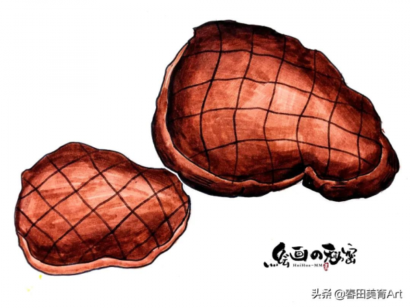 教程丨少兒美術課程《美味西餐》