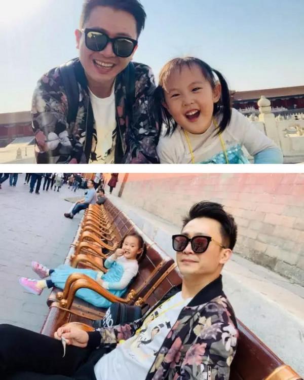 央視主持人楊帆：一家四口其樂融融，就是大女兒讓我“頭痛”