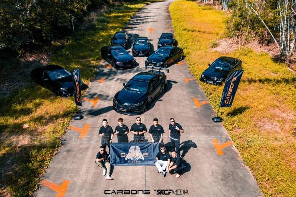 花費17萬改裝寶馬5系 還成立了一個黑武士團隊