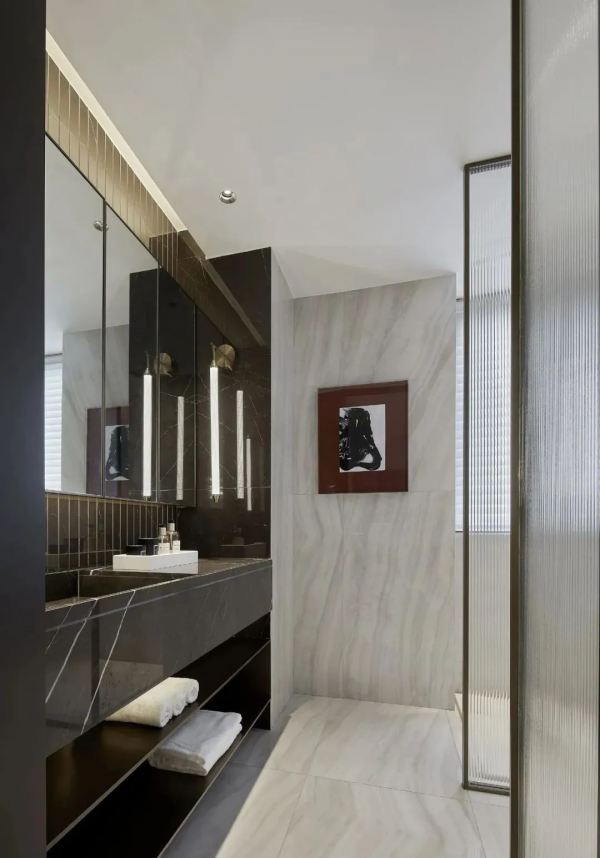 156㎡奢華過後的極簡,大理石的風雅韻味 156㎡奢華過後的極簡,大理石的風雅韻味