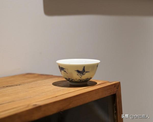 青花仙鶴海浪杯「仙鶴凌雲·浪潮息音」 青花仙鶴海浪杯「仙鶴凌雲·浪潮息音」