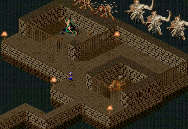 《仙劍1》拜月私下培育的恐怖魔獸，全是人類殘骸和妖怪屍身拼湊