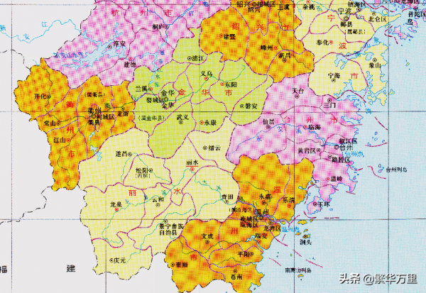 浙江省的區劃調整，11個地級市之一，麗水市為何有9個區縣？