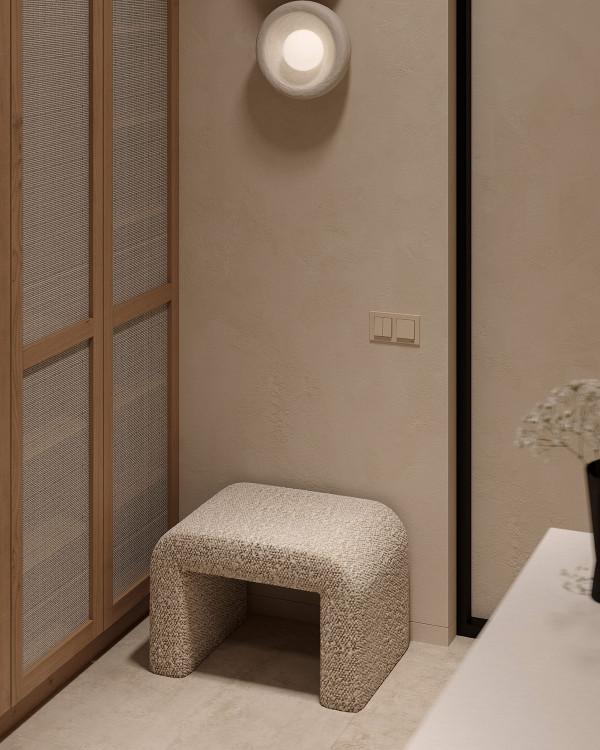 分享一套現代家居設計，奶油色的裝飾和舒適的燈光增添了時尚優雅