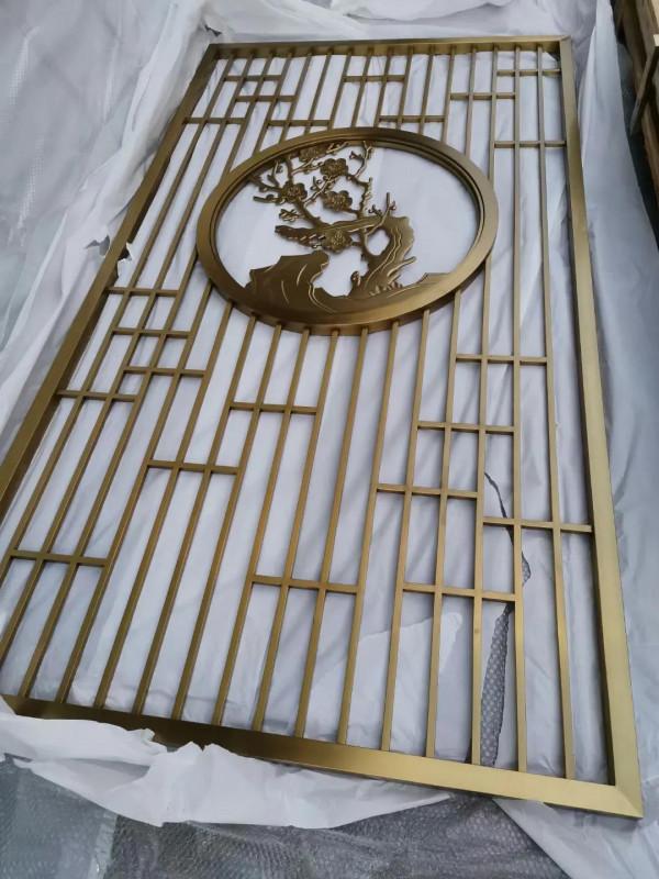 屏風隔斷不鏽鋼隔斷屏風酒櫃