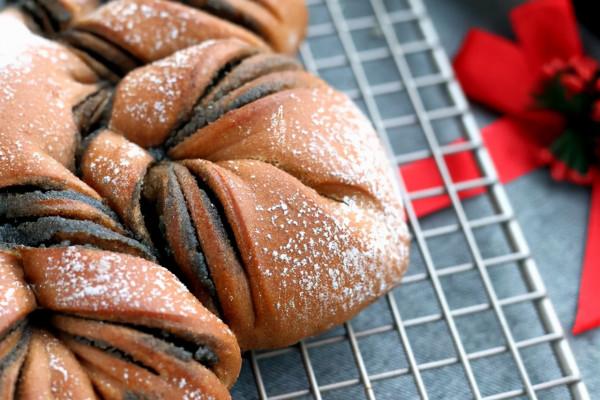 做了1朵雪花給老公吃，層層疊疊香軟拉絲，一口就上癮，哈哈