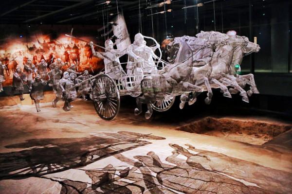 比兵馬俑早200多年的車馬陣，被譽為“中國僅有，天下第一”