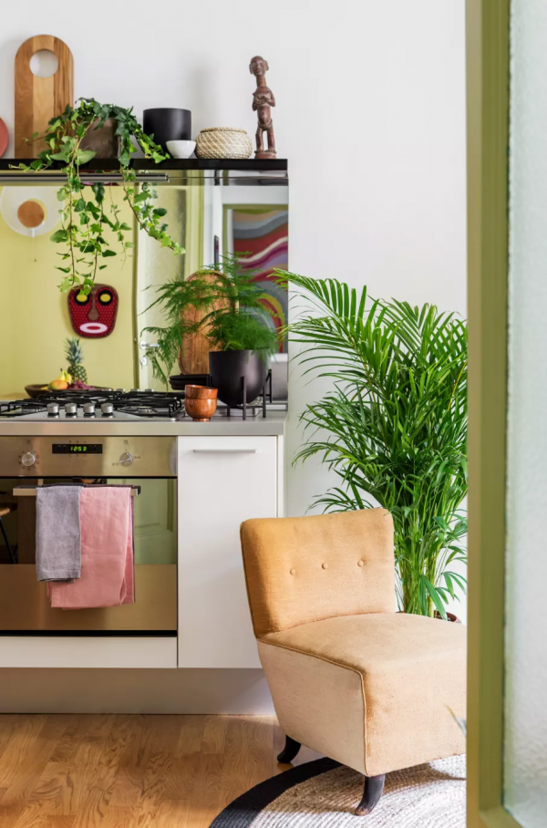 芥末綠42㎡小屋，生活氣太足了，這才是家的感覺