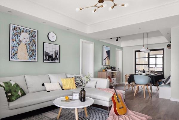 北歐三居室大變身，融入浪漫元素，讓每一天的生活都變得有趣