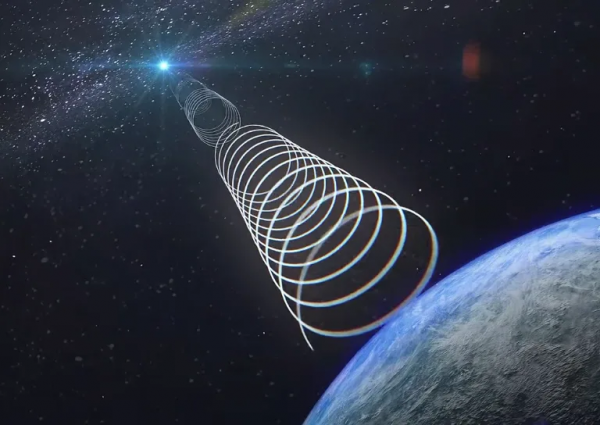 來自銀河系中心的神秘無線電波 來自銀河系中心的神秘無線電波
